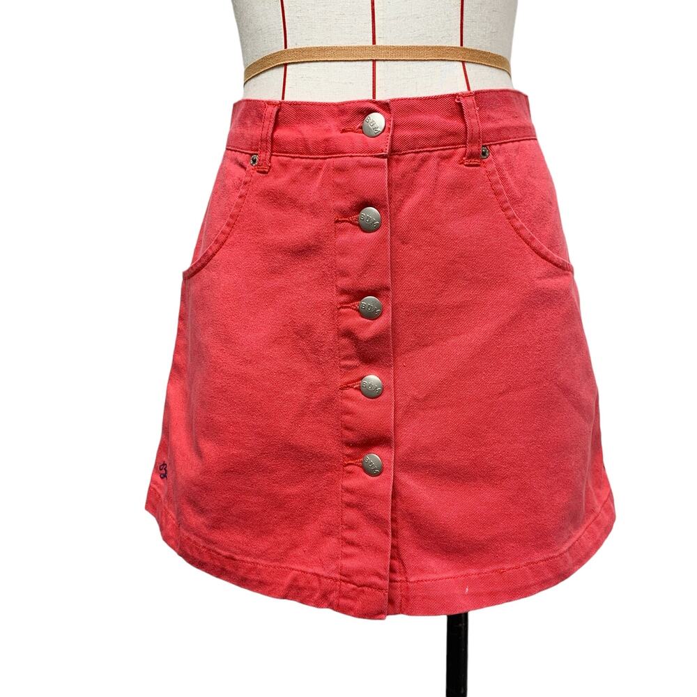 Vintage B.U.M Equipment Womens Size 9 Button Up Skort